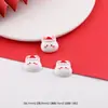 Desenho Animado de Natal Boneco de Neve Homem de Gengibre Resina Patch DIY Feito à Mão Capa de Celular Decoração de Copo d'Água Pequenos Acessórios