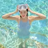 Traje de baño de una pieza estilo falda de nuevo diseño 2026 para mujer, que oculta el abdomen y estiliza, adecuado para vacaciones en la playa y aguas termales [Disponible para Dropshipping]