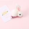 Internet Celebrante Lindo Super Lindo Anillo de Cabello de Conejo Niña Dibujos Animados Felpa Horquilla Coreana Niños Sencillo Bola Accesorios para el Cabello