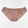 Talla Grande Ropa Interior Weiga Plus Comercio Exterior Europeo y Americano Ropa Interior de Encaje Cintura Baja Media Cadera Ropa Interior Triángulo
