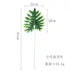 Folhas artificiais de taro de primavera, folhagem de planta verde grande para decoração de paisagismo interno, plantas falsas para decoração de casamento e casa, fabricante atacadista