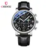 Reloj de pulsera multifuncional Chenxi para hombre, con calendario de fases lunares, resistente al agua, diseño romano, reloj de transmisión en vivo transfronteriza del fabricante para hombre