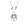 Collar Candado Ruyi de Plata Esterlina S925 Jin Hongyu para Mujer Tendencia Nacional Nuevo Chinoiserie Colgante Candado de Seguridad Nuevo Estilo Nacional Cadena Clavícula