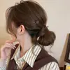 Pinza para el Cabello con Puntos Cafés y Forma de Corazón para Mujer 2026 Nuevo Clip Lateral Pasador Lateral Pinzas para Mechones Rebeldes Accesorios para el Cabello Verano