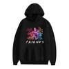 Suéter con capucha informal estampado para adultos, chaqueta con capucha para primavera y otoño, con combinación de amigos transfronterizos