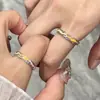 Anillo de Pareja Lightyear para Hombre y Mujer Aurora Luminoso Luz Nocturna Diseño de Nicho Anillo de Regalo de Aniversario Premium