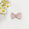 Cinta de cuero con purpurina y lazo para pinzas de pelo infantiles hechas a mano DIY, decoración de ropa para mascotas y muñecas, accesorios semiacabados
