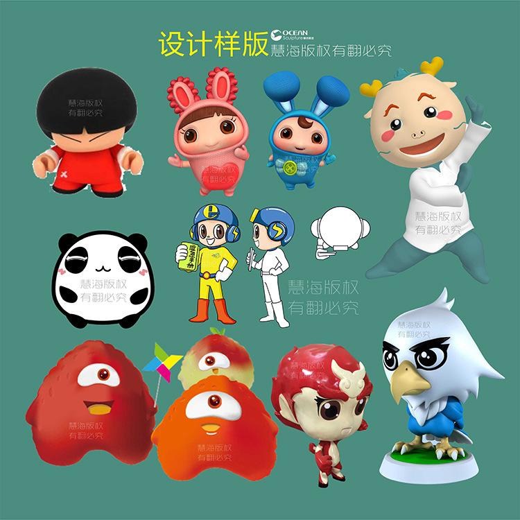 玻璃钢卡通美陈雕塑
