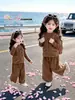 Conjunto de 3 Peças Colete Super Fofo Outono para Meninas Estilo Primavera/Outono 2026 Roupa de Baixo Infantil Conjunto Fofo para Bebê Menina Estilo Coreano