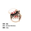 Lindo Dibujo Animado Japonés Totoro Aleación Goteo de Aceite Colgante DIY Creativo Pareja Estudiante Estilo ins Llavero para Bolso