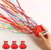 Pulseira de Seda Tecida à Mão com Fitas Fogos de Artifício Tecidos à Mão Decoração de Casamento Teia de Aranha Arte com Café Casamento Fita Fácil de Limpar Adereços para Atmosfera de Aniversário
