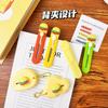 Cuchillo de Utilidad de Hamburguesa Lindo de Dibujos Animados Mini Cortador de Cajas Portátil para Abrir Paquetes Cortador de Papel para Planificador Estudiantil Cuchillo Afilado