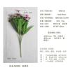 Flor Artificial Flor de Fada Flor Artificial Flor Falsa Planta em Vaso Pequeno Enfeites Folhas para Arranjo de Flores Plástico Sala de Estar Decoração de Casamento