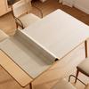 Mantel individual para mesa de comedor con imitación de veta de madera, Mantel para mesa de comedor de madera natural, Rectangular de cuero, Lavable, Impermeable y a prueba de aceite, Mantel para mesa de café