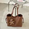 Bolsa de Gran Capacidad para Mujer 2026 Nuevo Estilo Coreano Retro Versátil Bolso Tote Moda Casual de Mano al Hombro para Viajes