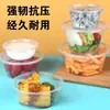 Cajas de Almuerzo Desechables, Cajas Redondas para Empacar, Cajas Rectangulares para Almuerzo, Tazones de Plástico Espesos para Comida, Cajas para Llevar para Uso Doméstico con Tapas