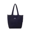 Bolsas para Mulheres 2025 Outono e Inverno Nova Bolsa Tote de Algodão de Grande Capacidade Estilo Coreano Simples Leve Bolsa de Ombro