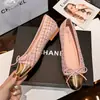 Zapatos Planos de Ballet para Mujer, Estilo Nuevo, con Lazo de Nudo, Bloques de Color, Punta Redonda Poco Profunda, Suela Suave, Versátiles, con Acabado de Alta Gama