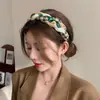 Diadema de moda para mujer con corona alta y borde ancho, Diadema retorcida, Nuevo accesorio para el cabello de alta gama