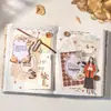 Paquete de Pegatinas Chica Salsa de Tomate Serie Diario de Sueño Ligero Estilo Dibujado a Mano Curativo Pegatinas Decorativas DIY 6 Diseños