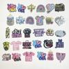 Loose rosa órgão dos desenhos animados saco médico joias acrílico bonito DIY patch acessórios emblema fácil puxar broche fivela
