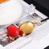 Juego de Cubiertos de Acero Inoxidable 410 Personalizado, Mango Plano, Vajilla Portuguesa, Cuchillo para Filete Occidental, Tenedor y Cuchara para Postre y Ensalada