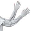 Mangas de Gelo para Proteção Solar Feminina, Verão ao Ar Livre Ciclismo, Antiderrapante, Anti-UV, Modelagem Solta Mangas Protetoras de Seda Gelada F292