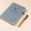A5B5 Cuaderno de Piel de Oveja Libro Mayor de Contabilidad de Alto Valor Libro de Tareas para Estudiantes Papel Engrosado Logo Personalizado