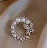 2024ifashion Broche de Colección Doble Flauta Precio de Fábrica Broche de Diamante Brillante Broche Completamente de Diamante Pin para Mujer Fijo Ropa Corsage