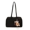 Bolso de hombro de nailon liso, transfronterizo, súper popular, nuevo estilo 2026, simple y moderno, bolsa tote casual para ir al trabajo, bolso de mujer