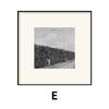 Fotografía en blanco y negro pintura decorativa sala de estar comedor comedor retro combinación Jiugongge pintura colgante nicho arte mural