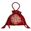 Bolsas de Dulces para Bodas, Nuevas Bolsas de Regalo de Lujo para Bodas, Bolsas Especiales de Dulces con la Palabra "Felicidad," Bolsas de Tela con Cordón para Celebraciones de Bodas, y Bolsas de Semillas para Bodas