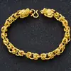 [Multiestilo opcional] Pulsera líder para hombre agresiva Vietnam Sha Jinjiu chapada en color 24k regalo de joyería