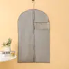 Capa de Roupa Popular Cinza Respirável da Amazon Bolsa para Pendurar Roupas à Prova de Poeira e Umidade Bolsa para Pendurar Terno Bolsa para Pendurar Roupas