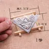 Joias de Prata Miao Folha de Alumínio Imitação de Prata Miao Guizhou Qiandongnan Prata Miao Acessórios de Roupa Étnica Feito à Mão DIY