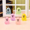 Ornamentos de Mesa Pequeno Fantasma Luminoso de Novo Produto Transfronteiriço Decorações DIY de Halloween Pingentes Mini Acessórios para Carro