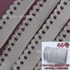 Em Estoque Colorido Elástico Franzido Ondulado Elástico Comércio Exterior Roupas Elástico Pequeno Arco Franzido Pequeno Renda Acessórios Para Lingerie