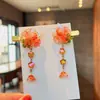 Accesorios para el cabello de estilo antiguo, Adornos simples para el cabello de niños, Pasadores de jade Hanfu para niñas, Pinzas para el cabello clásicas con borlas, Accesorios para disfraces antiguos, Pinzas laterales