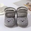 Zapatos de invierno para caminar para bebés de 0 a 1 año, suela suave, antideslizantes, anticaídas, zapatos cálidos de algodón para niños y niñas, zapatos para bebé INS