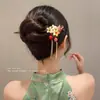 Grampo de Cabelo Estilo Chinês Tradicional 2026 Novo Modelo, Novo Grampo de Cabelo com Franja Estilo Chinês, Acessório de Cabelo Moderno Simples e Fresco