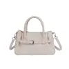 Bolso Tote Pequeño de Textura Simple de Alta Calidad para Mujer 2026 Nuevo Moderno Estilo Suave Bolso de Hombro Único Bolso Cruzado para el Viaje Diario