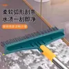 Cepillo Fregador para Piso de Baño, Cepillo para Piso, Herramienta Mágica de Limpieza para Ranuras del Piso del Baño, Cepillo para Azulejos con Mango Largo para Limpieza de Paredes, Limpieza de Inodoros