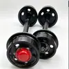 Rueda de vagoneta de mina Juego de ruedas Material de acero fundido Componente de rueda de rodillo Parte de rodamiento se puede sellar Rueda de vagoneta de mina