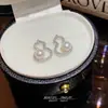 Pendientes de Botón de Flor Delicados y Versátiles de Plata S925 para Mujer, Pendientes de Perla de Lujo de Gama Alta, Accesorios para Orejas de Moda y Elegantes