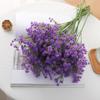 Por todo el cielo, flores artificiales, ramo decorativo de lujo ligero, adornos para sala de estar, flores para sostener, flores de plástico, accesorios para fotos