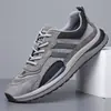 [Desodorante de cuero] Nuevo de alta gama 2025 verano para hombre, casual de cuero, deportivo, transpirable, suela suave, zapatos suaves