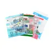 Ropa transfronteriza artículos de uso diario papelería bolsa autoadhesiva bolsa de embalaje transparente multilingüe hecha a medida por pedido a partir de imagen