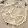 Roupa Íntima de Algodão Puro para Meninas 7A Antibacteriana Entrepernas Estendida Sem Costura Cintura Média Categoria a Algodão de Bebê no Entrepernas Shorts Triângulo Feminino