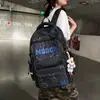 Mochila Escolar Moderna y Genial para Estudiantes de Preparatoria Hombres, Mochila de Viaje de Moda Estilo Coreano de Gran Capacidad para Estudiantes Universitarias Mujeres, Mochila Reflectante para Computadora