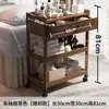 Carrito de Herramientas Especiales para Salón de Belleza, Gabinete de Almacenamiento de Tres Niveles para Salón de Peluquería y Uñas para Permanente y Tintura, Carrito de Belleza con Estante de Almacenamiento